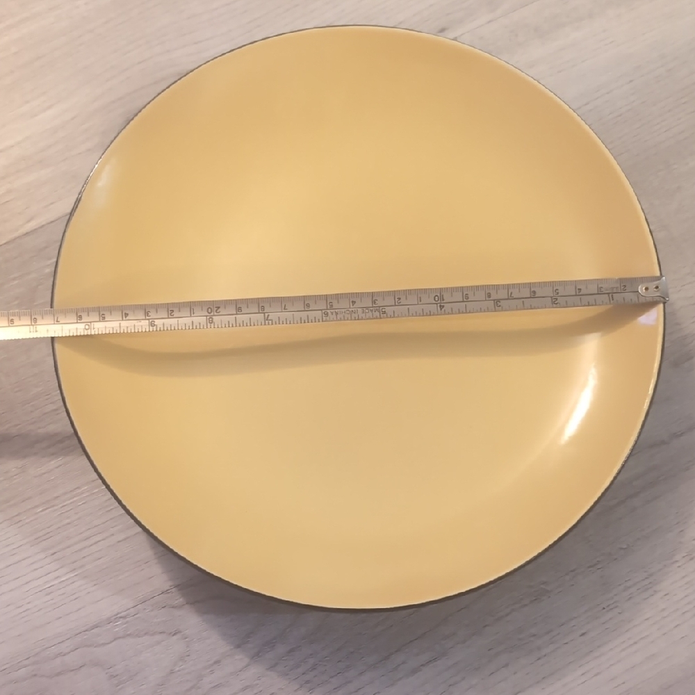 Three Corelle Sunny Yellow Dinner Plate
